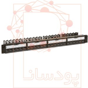 پچ پنل وارداتی لگراند 24 پورت Cat6 STP با پارت نامبر 033563