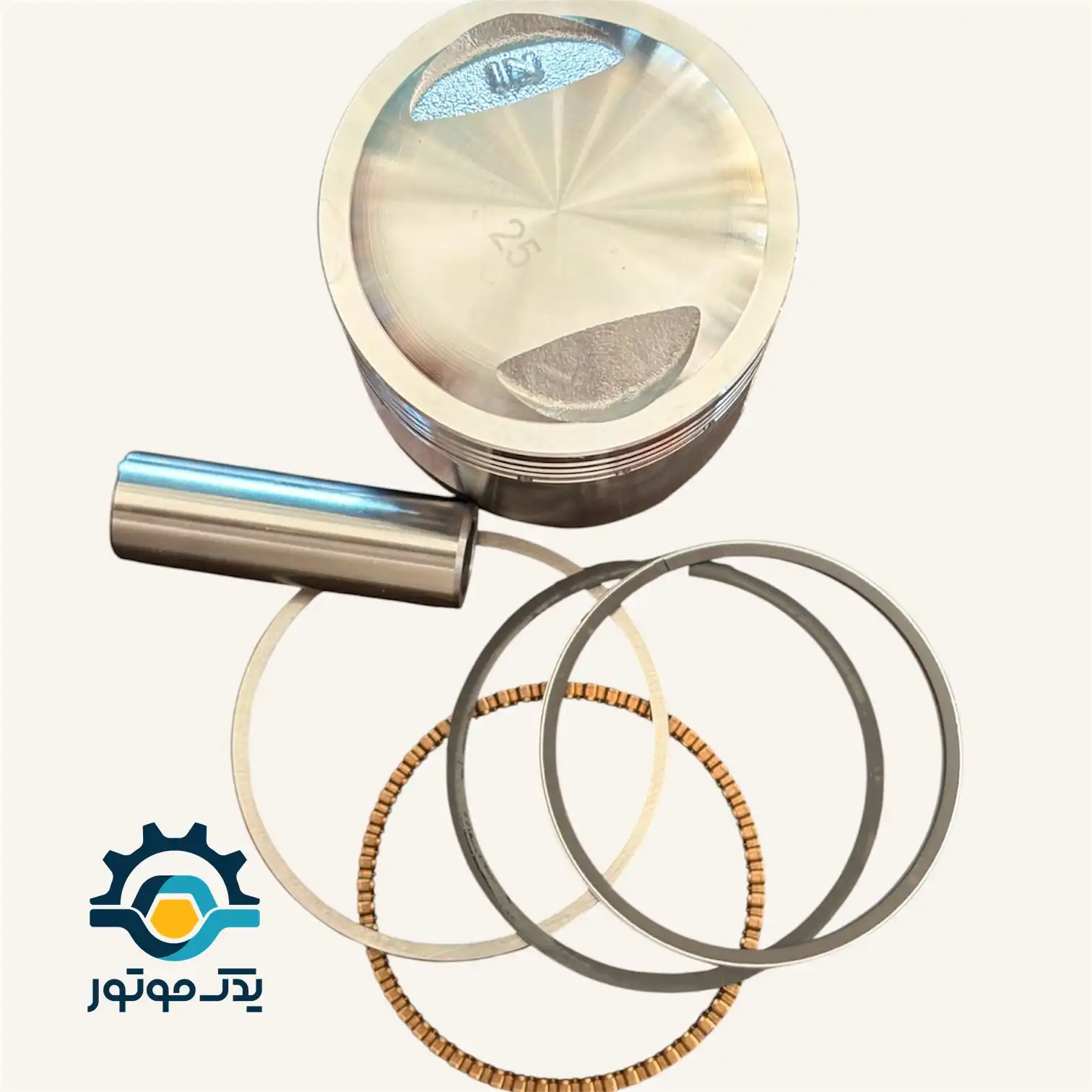 رینگ و پیستون کامل موتور سیکلت هندا 125 خارجی