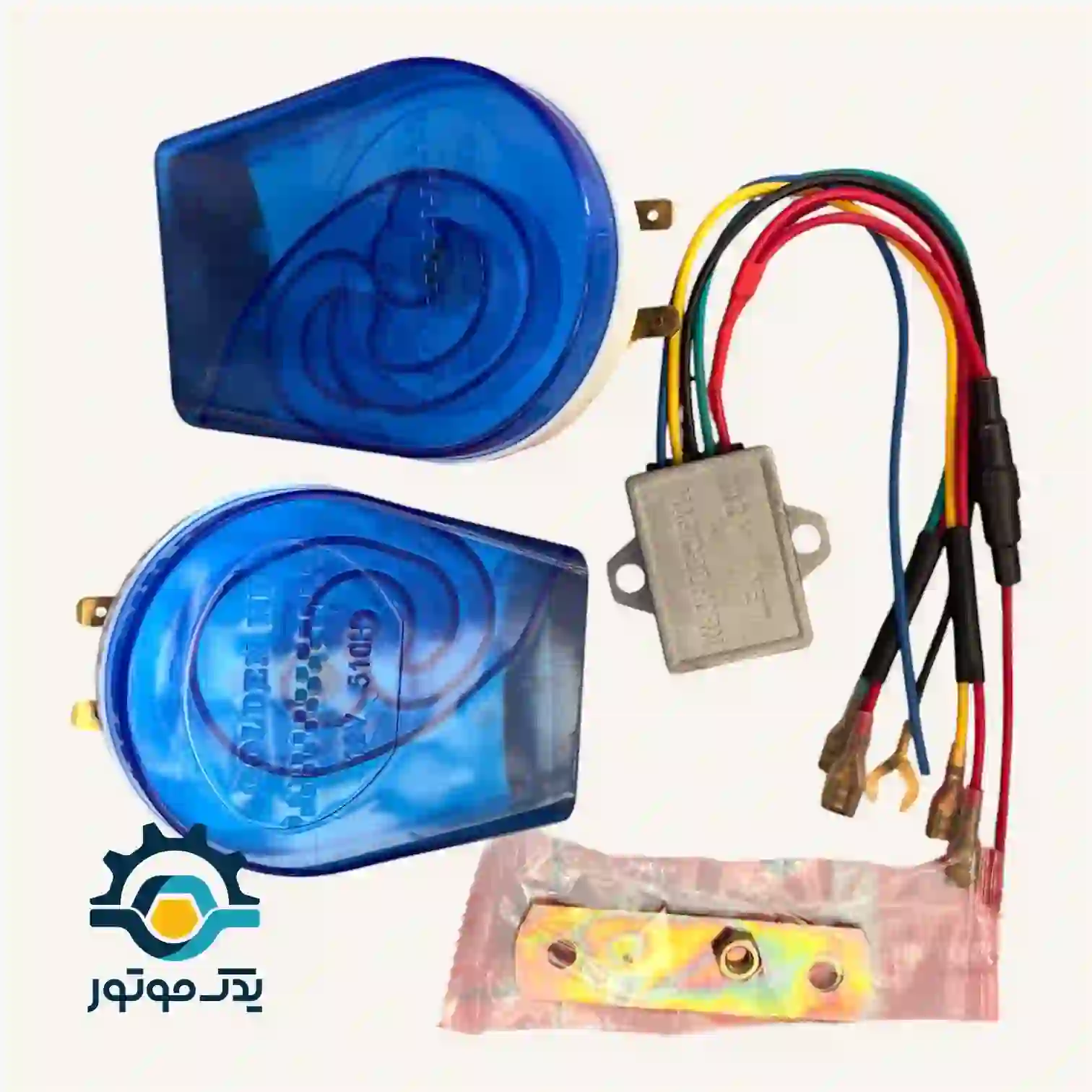 بوق 12 صدا چراغدار خارجی