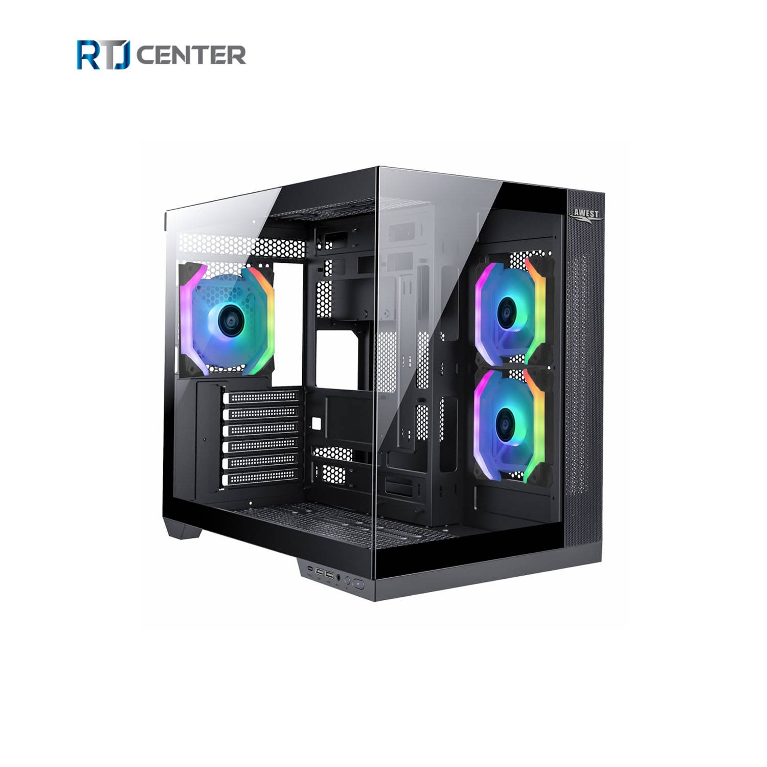 کیس کامپیوتر گیمینگ اوست مدل GT-AQ12-MB