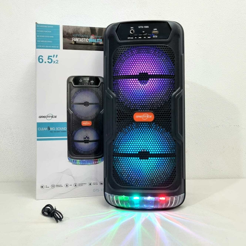 اسپیکر بلوتوثی قابل‌ حمل مدل GTS-1565 ا GTS-1565
