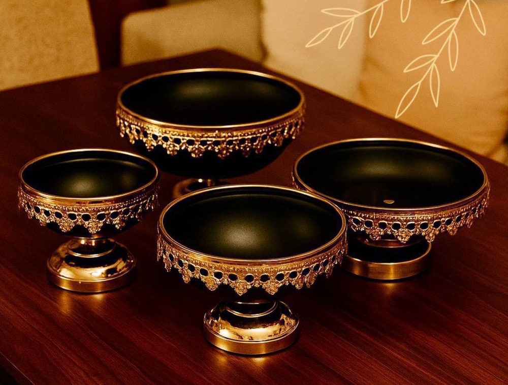 ست پذیرایی 4 تکه چکشی طلا