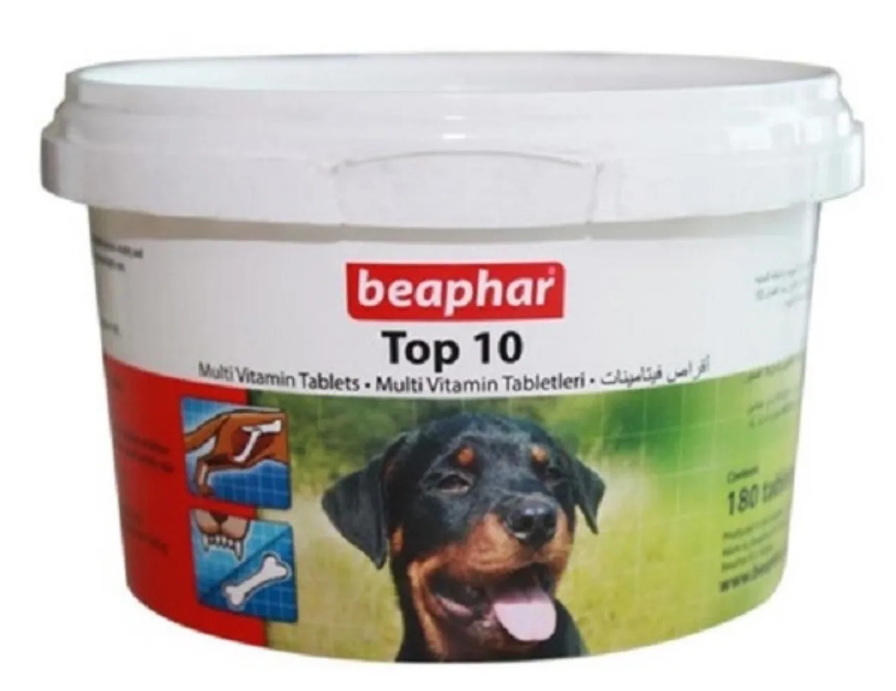 مکمل سگ تاپ‌تن | قرص مولتی ویتامین Top Ten بسته ۱۸۰ عددی