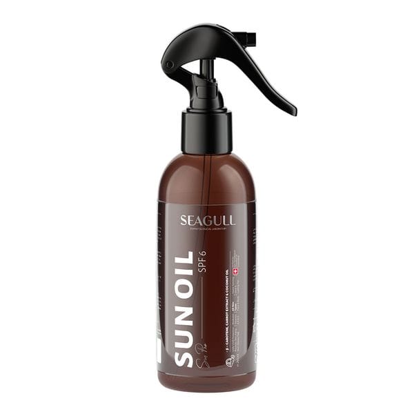 اسپری روغن آفتاب SPF 6 ساده سی گل 250میل