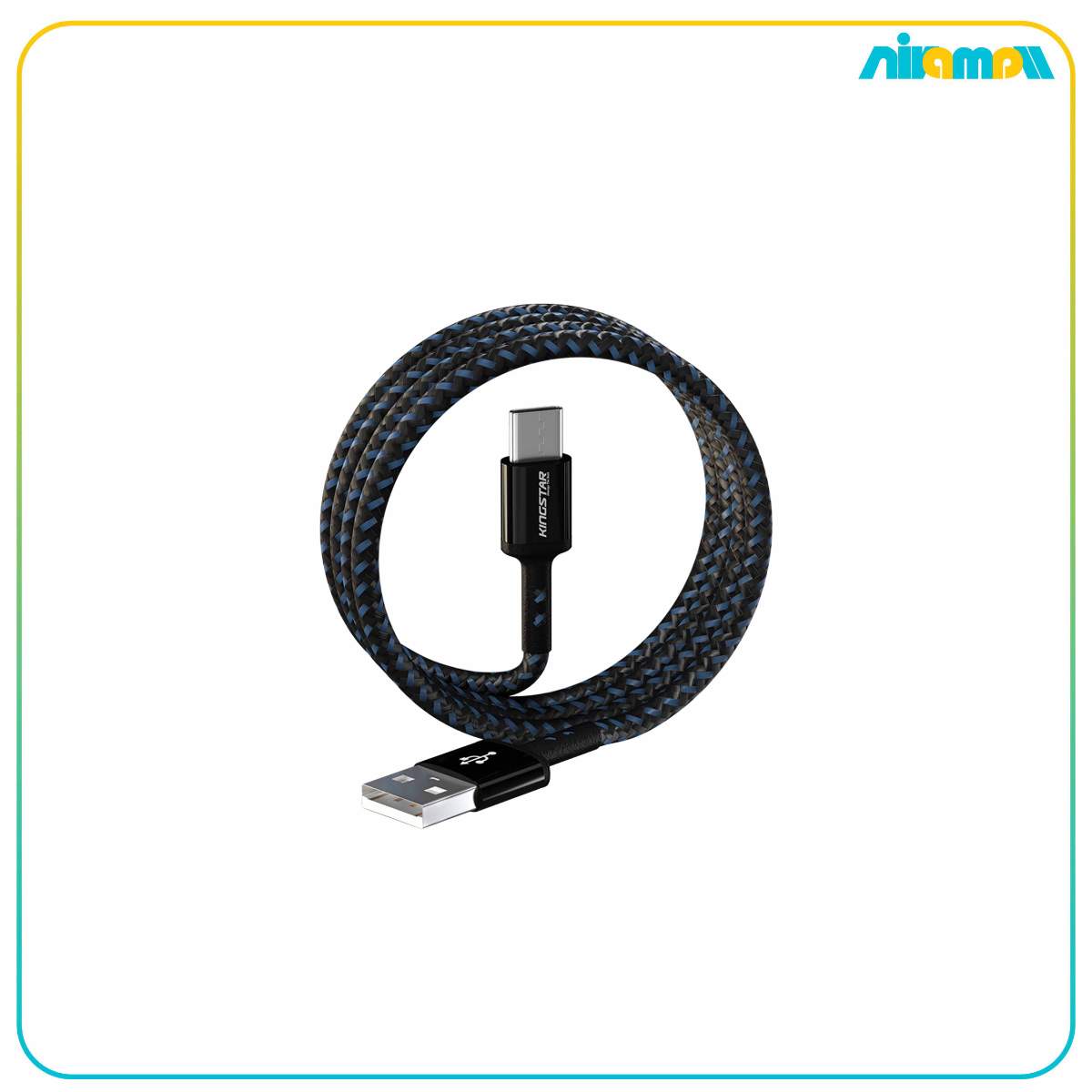 کابل تایپ سی کینگ استار مدل K125c طول 110 سانتی متر
