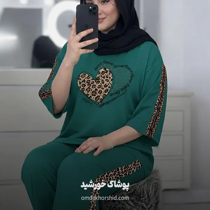 ست نوار پلنگی قلب