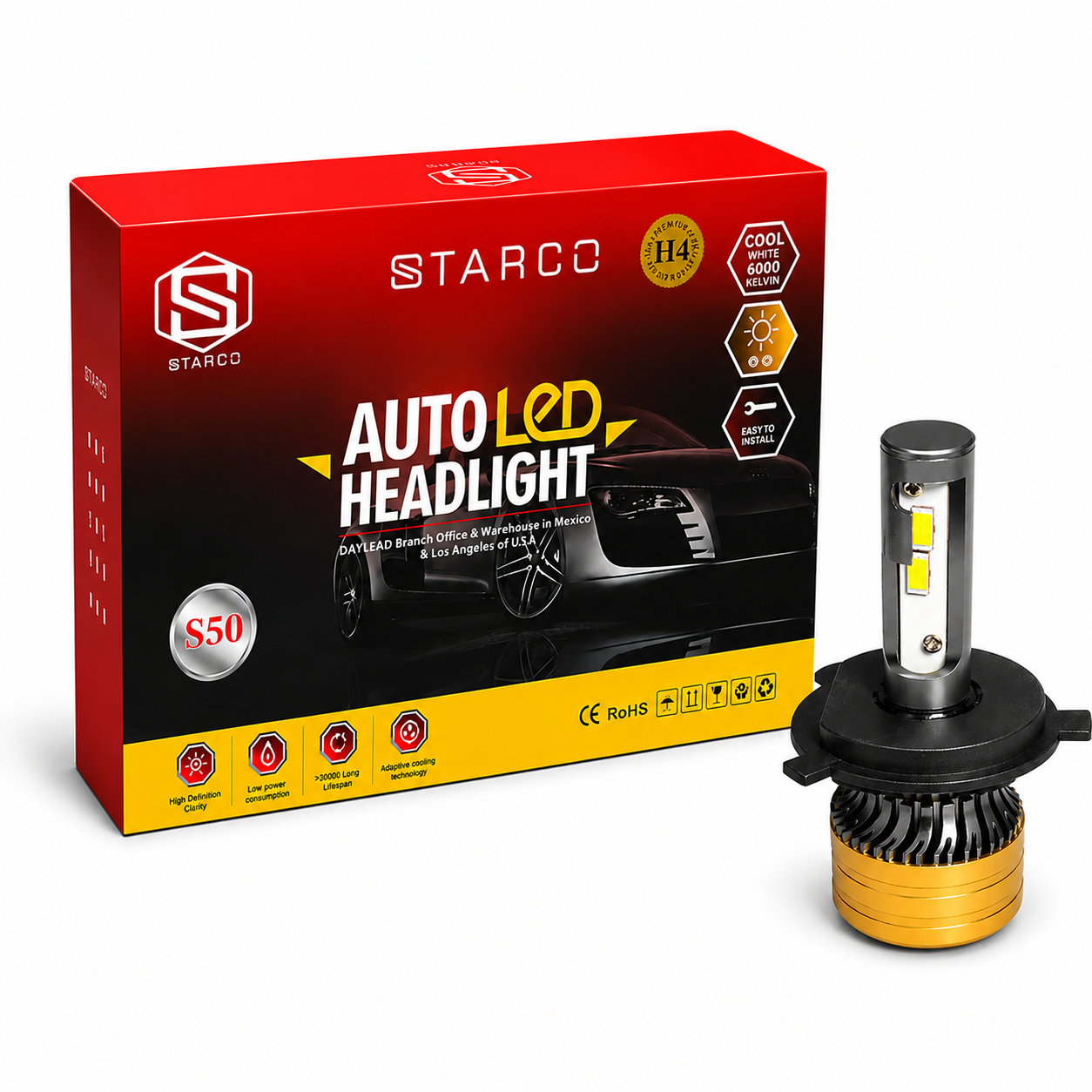 خرید هدلایت S50 استارکو Starco | 35