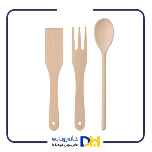 ابزار آشپزی چوبی ۳تایی ایکیا FILBUNKE