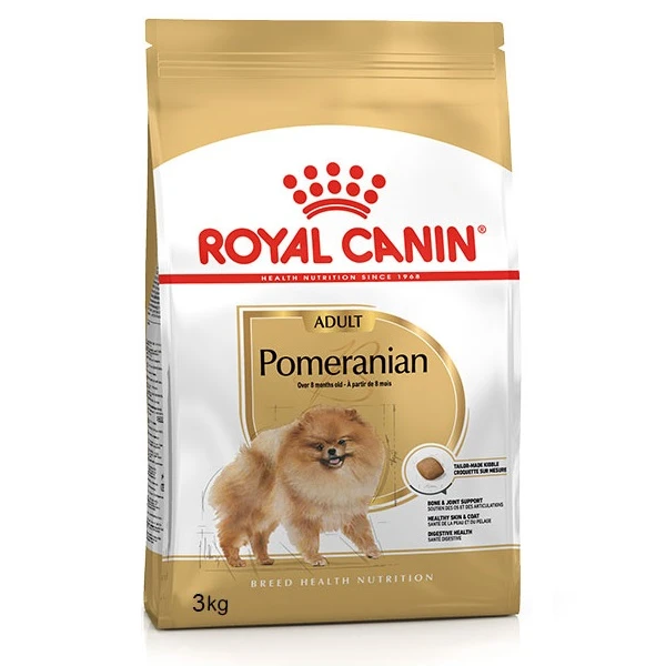 غذا خشک سگ رویال کنین مدل Pomeranian وزن 3 کیلوگرم