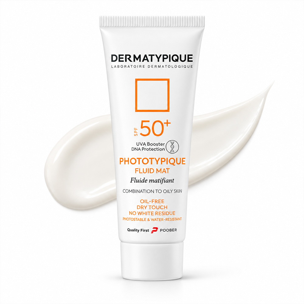 ضد آفتاب فلوئیدی مات کننده بی رنگ درماتیپیک / Dermatypique
