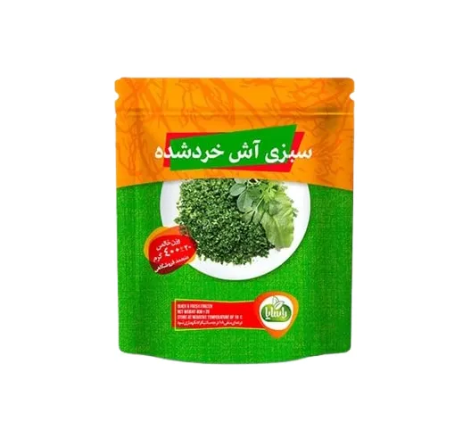 سبزی آش خرد شده منجمد فروشگاهی