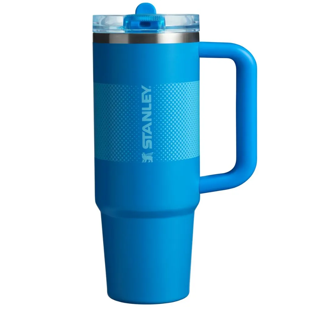 ماگ اورجینال استنلی طرح ProTour مدل Quencher گنجایش 40oz رنگ آبی