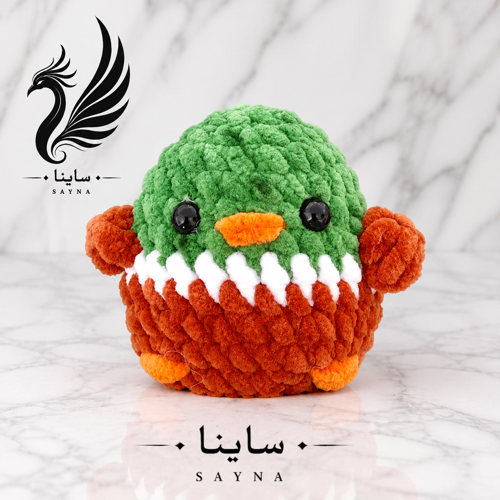 آویز اردک مخملی