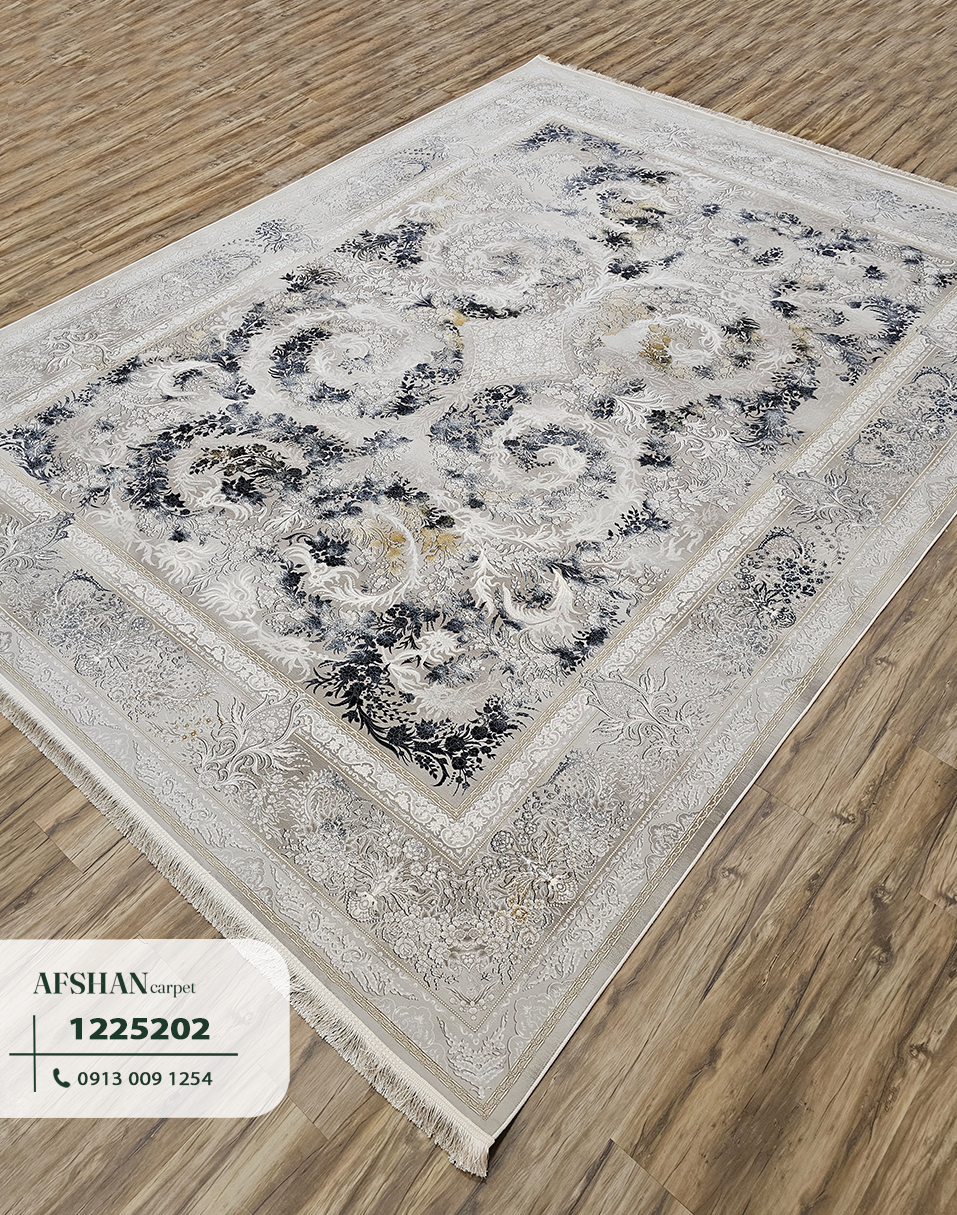 فرش 1200 شانه آکرلیک طرح ستاره کد 1225202 نگار