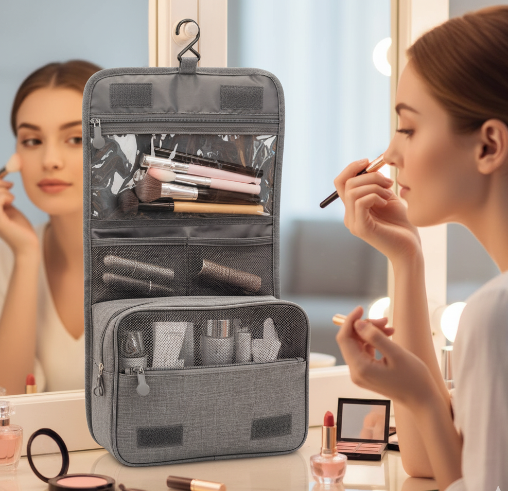 کیف آرایش بزرگ آویز دار برزنتی