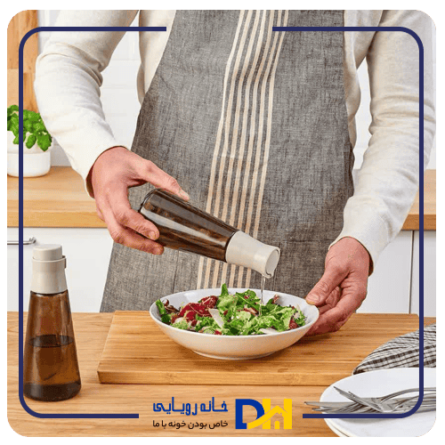 ظرف آبلیمو روغن تکی ایکیا HALVTOM