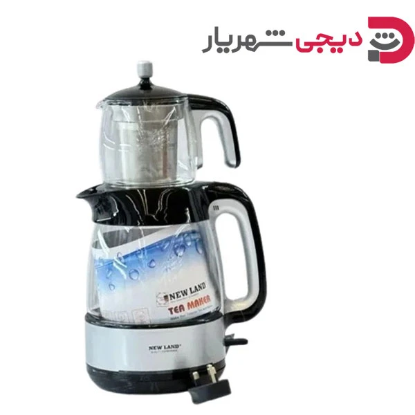 چایساز سماوری سیلور مشکی NL-2917BS