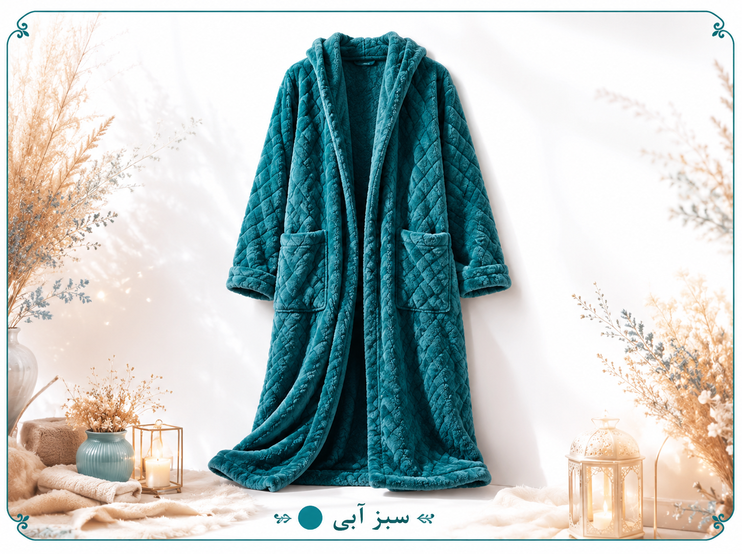 حوله تنپوش نانو بلک ایگل - سبز ابی, XXXL