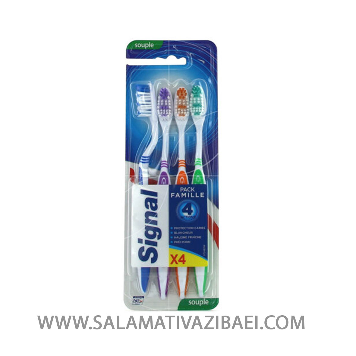 مسواک Signal مدل 4 قلو PACK FAMILLE-مسواک Signal ساخت آمریکا