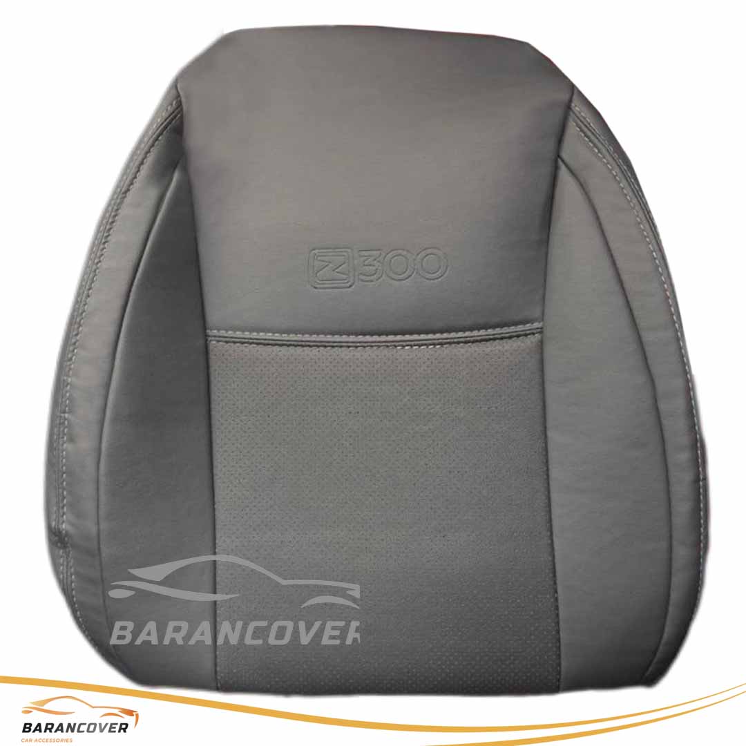 روکش صندلی آریو z300 تمام چرم رنگ طوسی