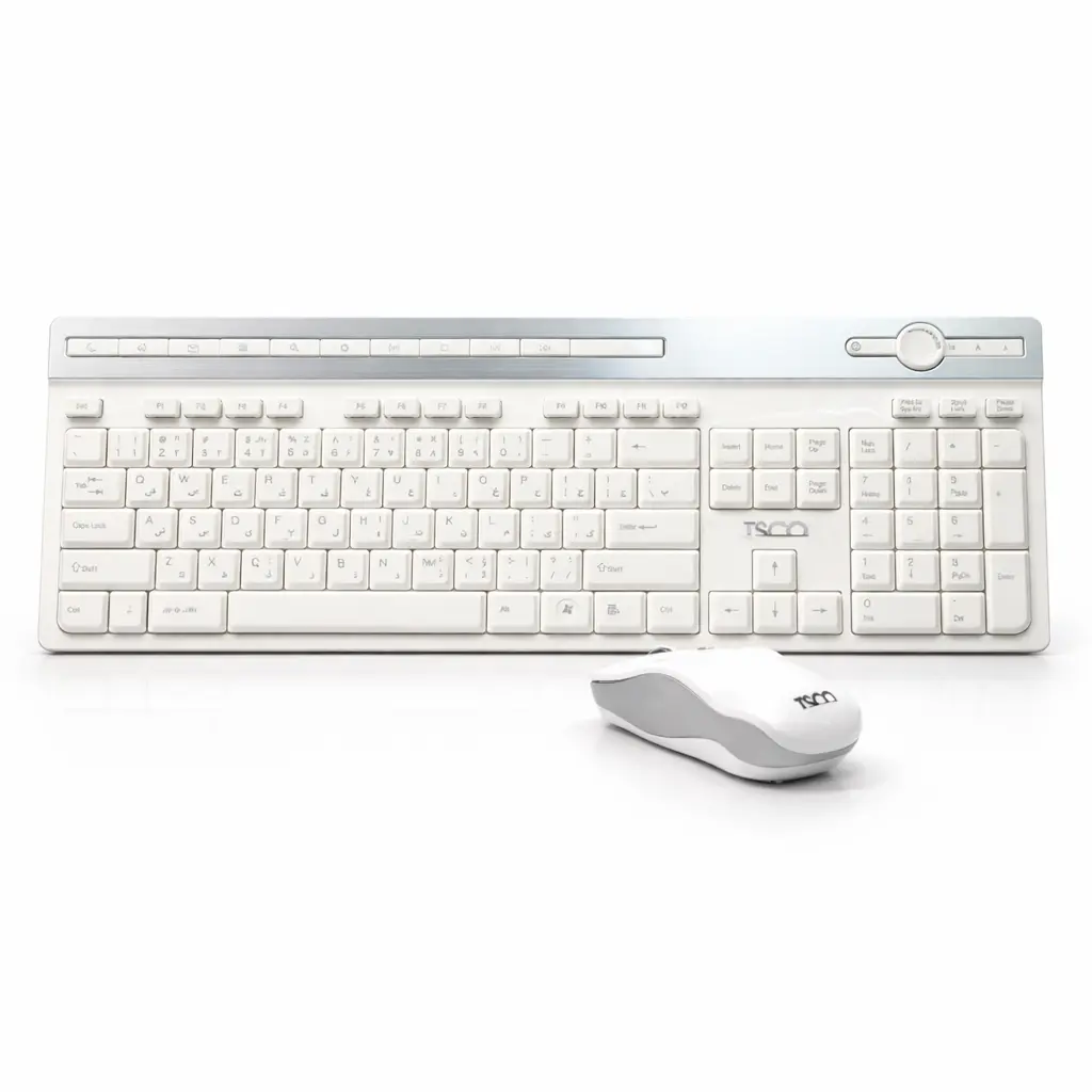 کیبورد و ماوس بی‌سیم تسکو (TSCO) مدل TKM 7106W