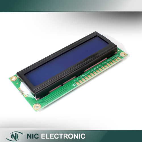 نمایشگر LCD کاراکتری 1602 (16*2) بک لایت آبی