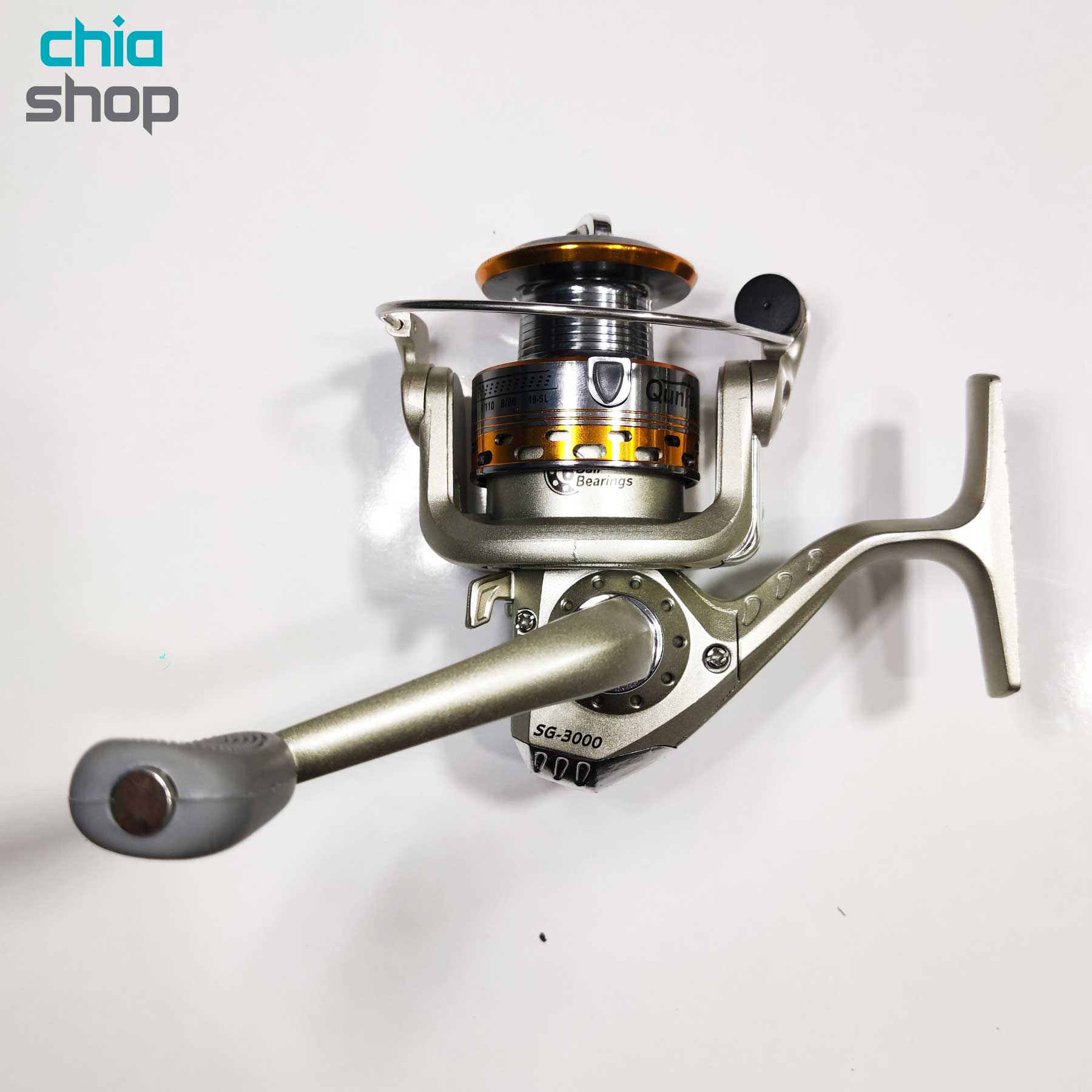 چرخ ماهیگیری SG-3000A برند Qunhai اسپول فلز