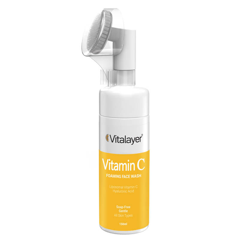 فوم شستشوی حاوی ویتامین سی ویتالیر 150 میل Vitalayer Vitamin C All Skin Foaming Face Wash 150 ml