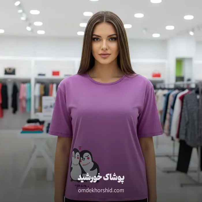 تیشرت لانگ فول قواره دختر