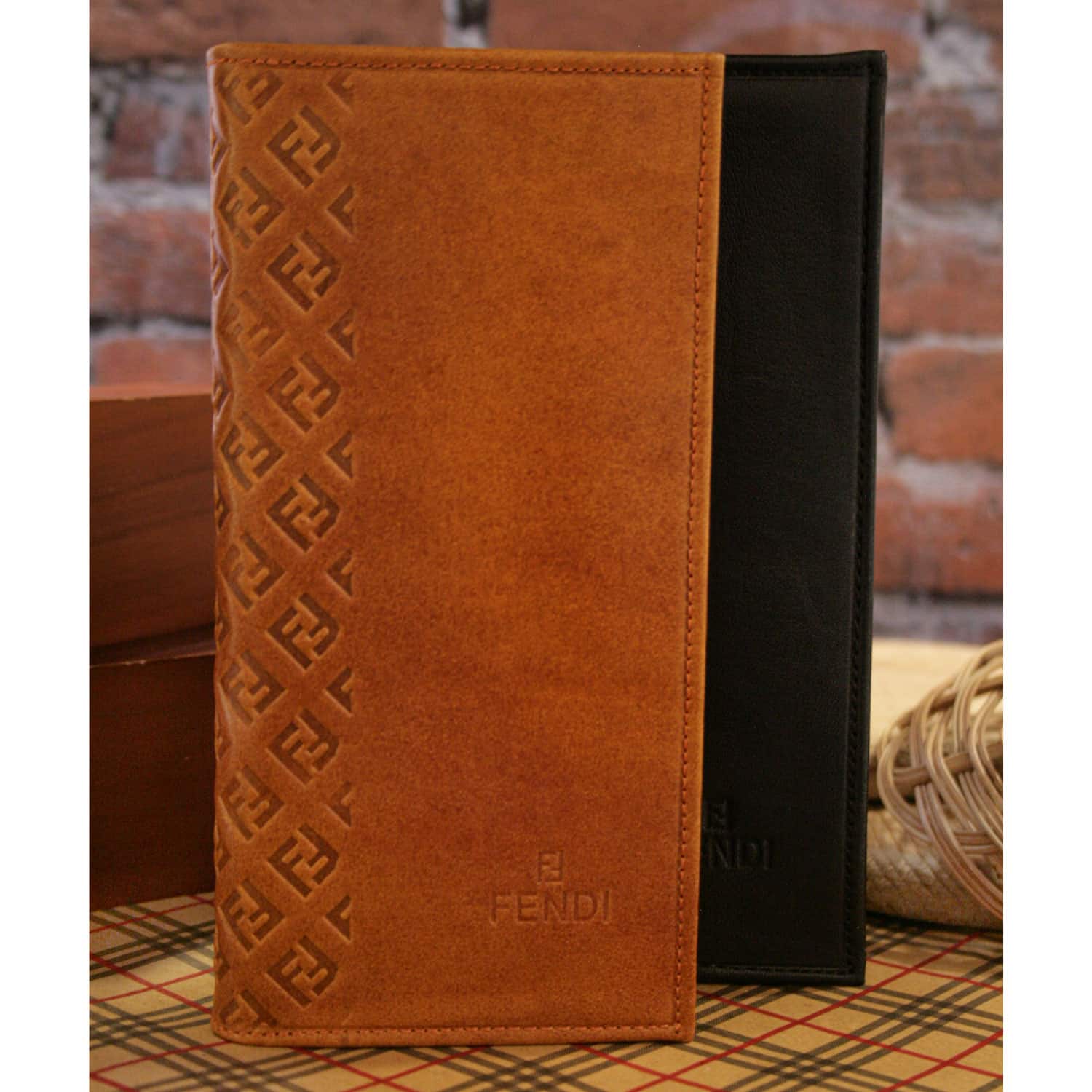 کیف پول مردانه (Fendi) کد 146 - عسلی