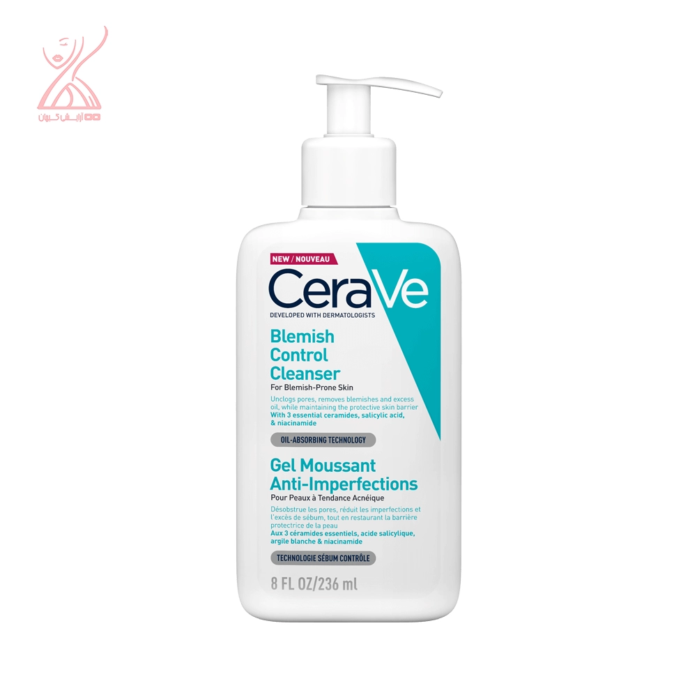 ژل شستشو کنترل کننده آکنه و ضد لک سراوی CeraVe Blemish Control