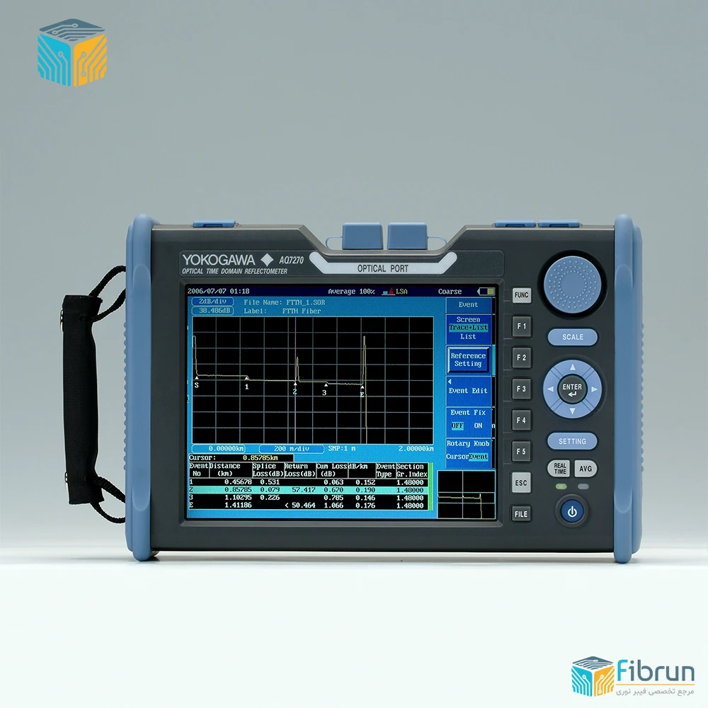 دستگاه OTDR Yokogawa AQ7275 - کارکرده