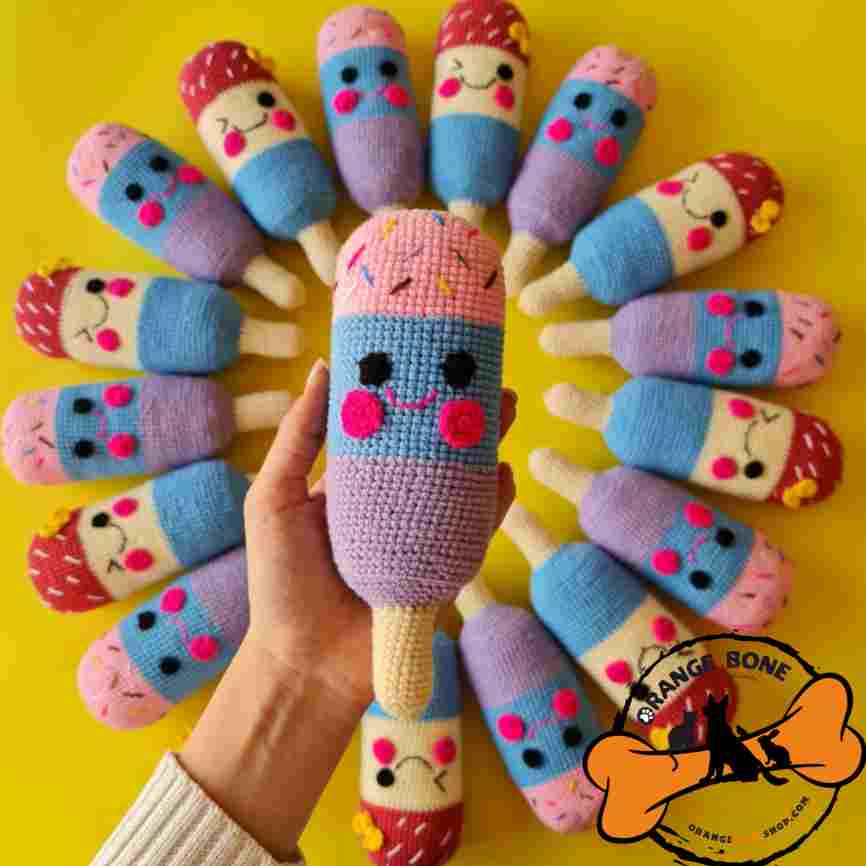 عروسک مخصوص سگ مدل بستنی چوبی