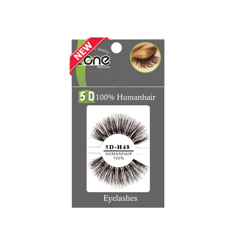 مژه جفتی Z-409) HUMAN HAIR 5D) کد H48