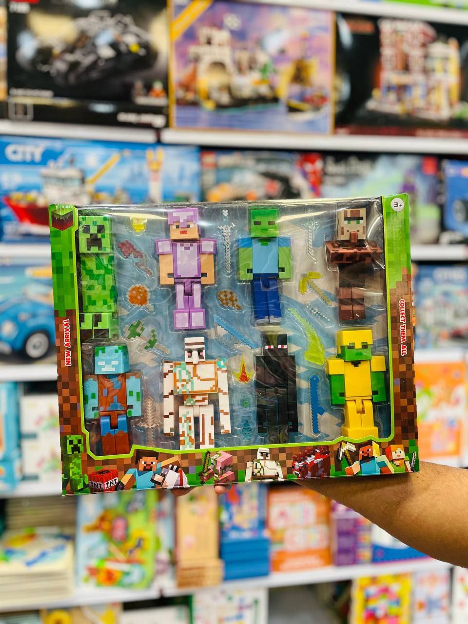 فیگور ماینکرفت 8 عددی | Minecraft Figures Set