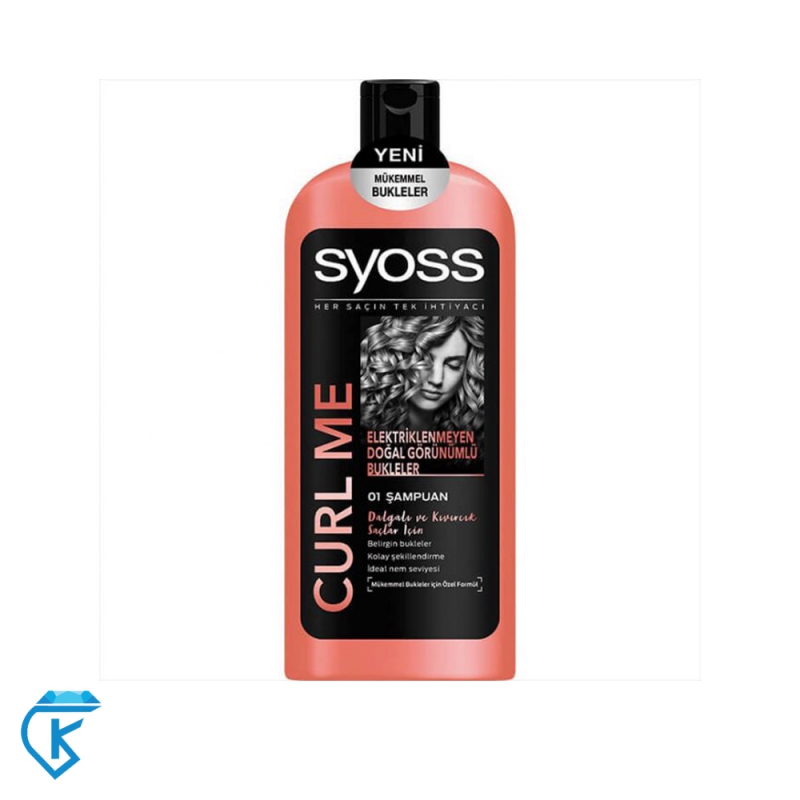 شامپو مخصوص موهای فر سایوس مدل Curl Me حجم 550 میلی لیتر syoss