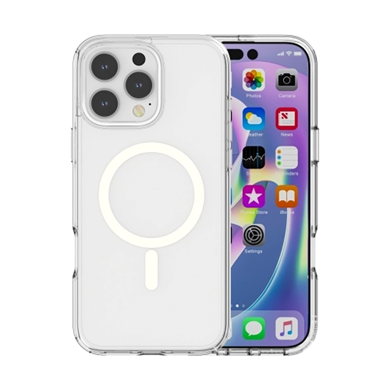 کاور پشت کریستالی مگ سیف دار iPhone 16 Pro Max
