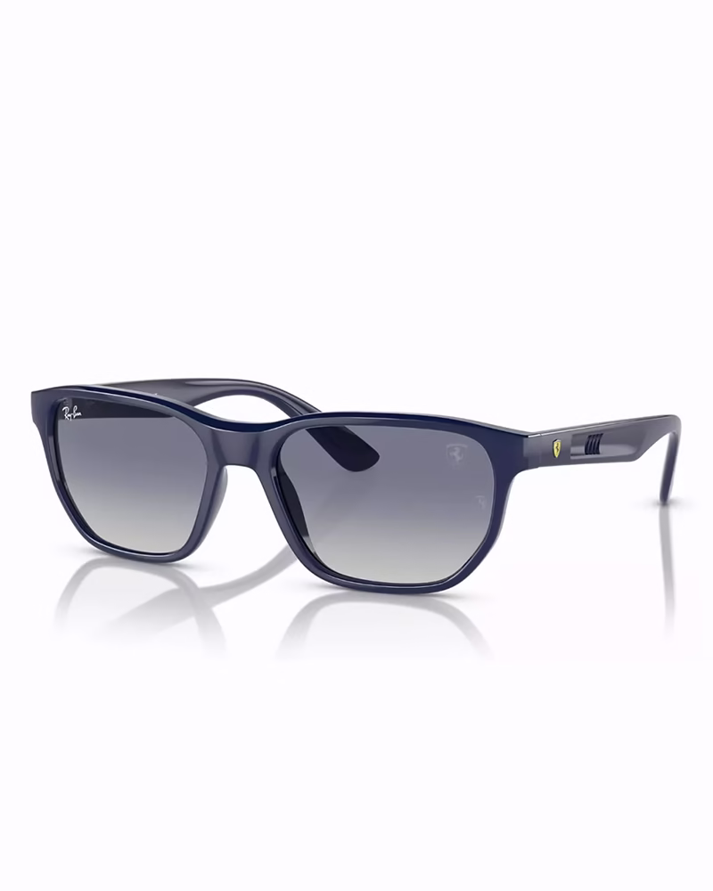 عینک آفتابی اسپرت ریبن فراري مدل RayBan RB4404M - فريم سورمه اي عدسي هايلايت آبي
