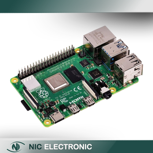 برد رزبری پای Raspberry Pi 4 مدل B تولید انگلستان با رم 8GB