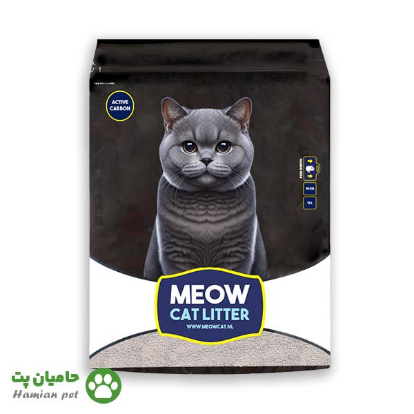 خاک گربه میوکت کربن دار ۱۰ کیلوگرم (ارسال فقط برای تهران)
