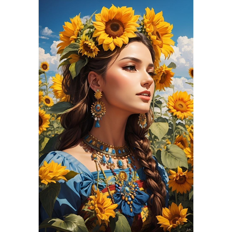 تابلو نقاشی الماسی بزرگسال کد 3945