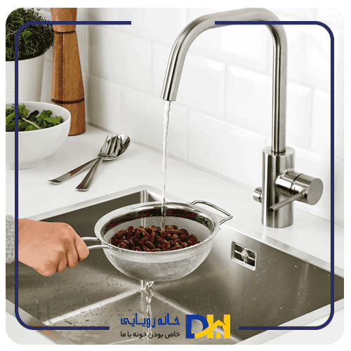 صافی استیل دسته دار ایکیا KLOCKREN