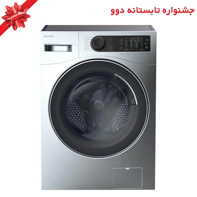 ماشین لباسشویی 9 کیلوگرم اتوماتیک دوو مدل LM-990S - نقره ای