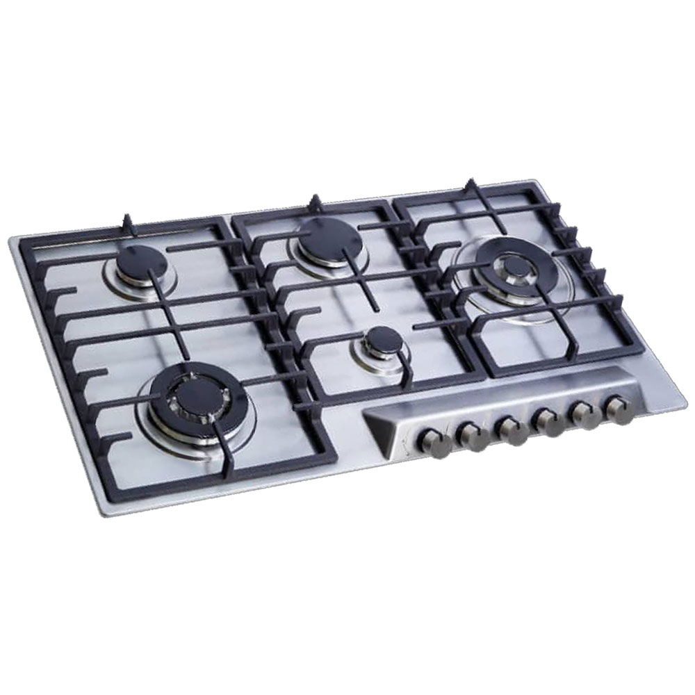 گاز استیل پنج شعله بوکت صفحه استیل ضدزنگ BS-25