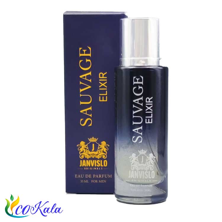 ادوپرفیوم مردانه جانویسلو مدل ساواج الکسیر (SAUVAGE ELIXIR) حجم 35 میلی لیتر