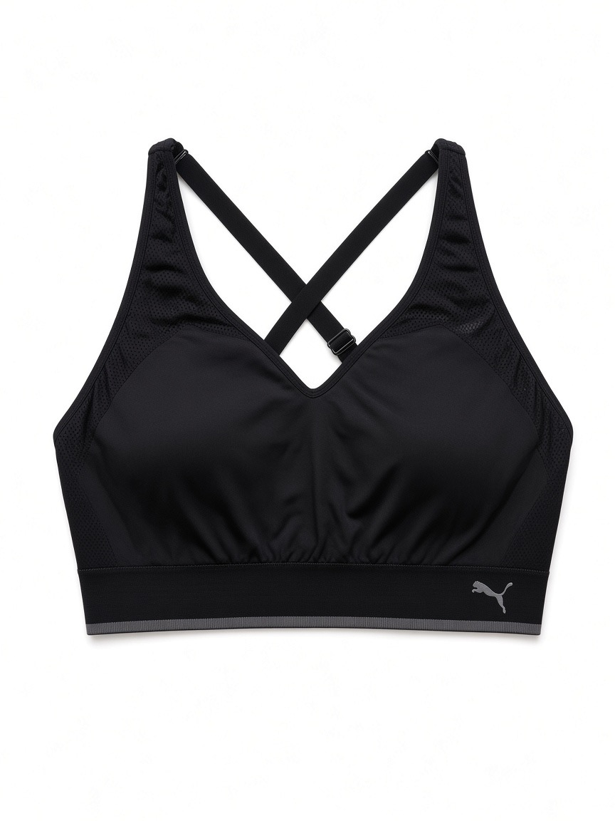 نیم تنه ورزشی puma criss cross bra رنگ مشکی
