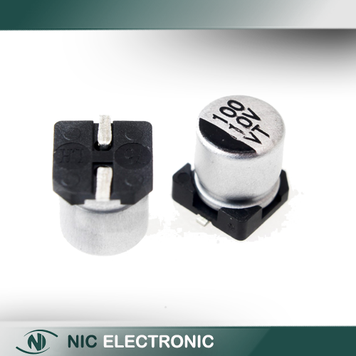 خازن الکترولیت اس ام دی 100UF/10V SMD (5X5.4MM)