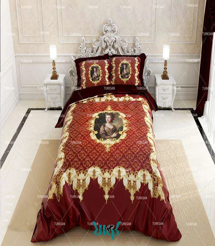 روتختی نارنجی دونفره کد d188