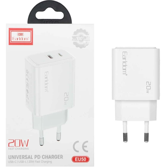 شارژر دیواری فست Earldom مدل EU50 20W