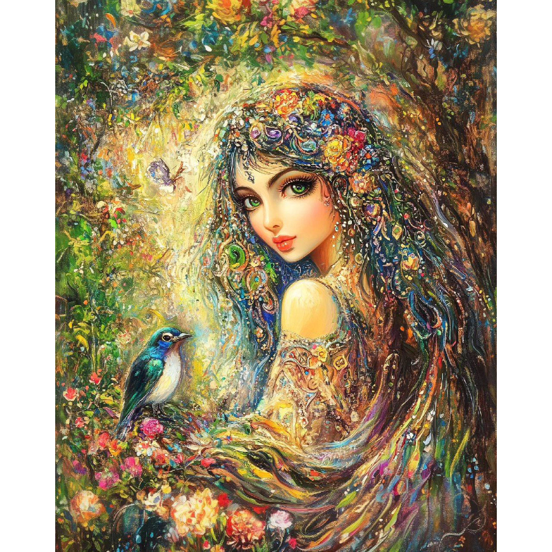 تابلو نقاشی الماسی بزرگسال کد 4138
